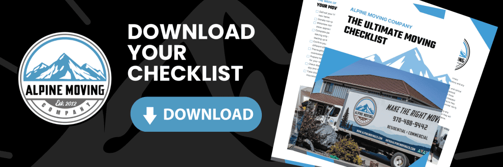 Alpine Moving Company | Moving Checklist download checklist