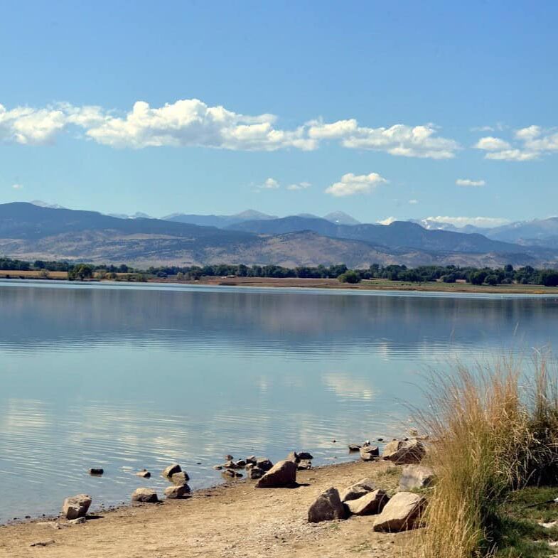 longmont co view from flanders park